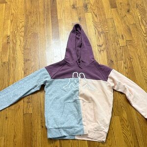 Kappa Kids Hoodie in Purple, Gray, and Pink